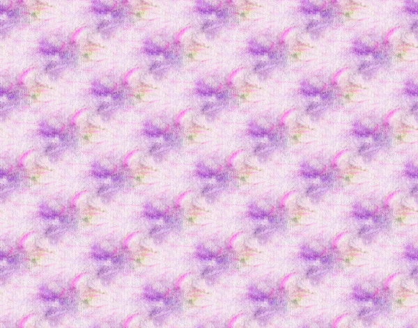 Бесшовный Рисунок Пурпурного Цвета Белом Шелке Ткани Ручной Росписи Узловой — стоковое фото