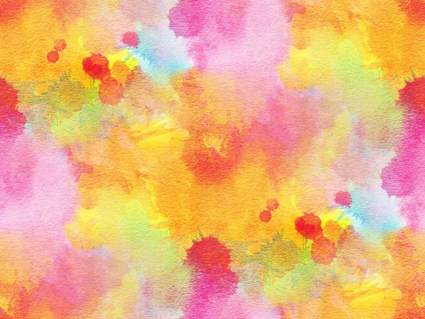 Abstract Seamless Pattern Watercolor Spots Hand Drawn Illustration — Stock Photo, Image