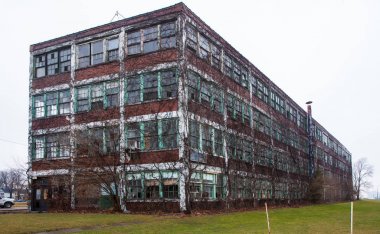 Windsor, üzerinde. 17 Ocak - Walker güç bina önce yıkım ve Remodling 17 Ocak 2017 Windsor, Ontario Kanada. Bina beri gutted olmuştur. İskelet ve tuğla kalır