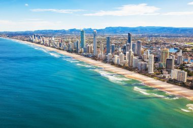 Surfers Paradise on Gold Coast clipart