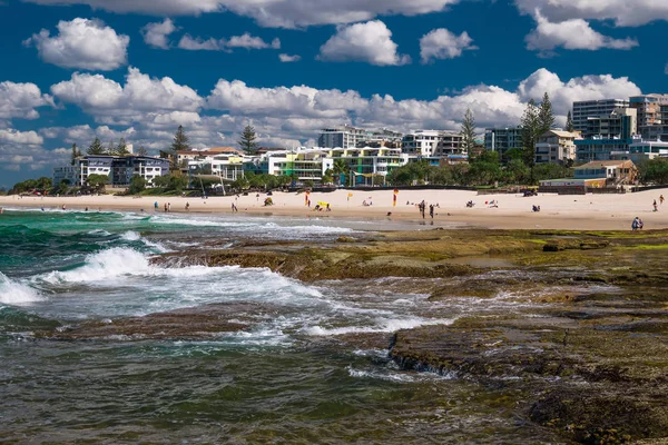 Kings beach caloundra — Stockfoto