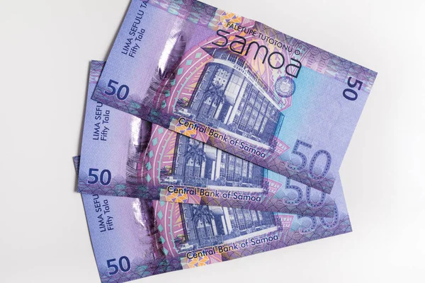 Samoa Tala bankbiljetten — Stockfoto