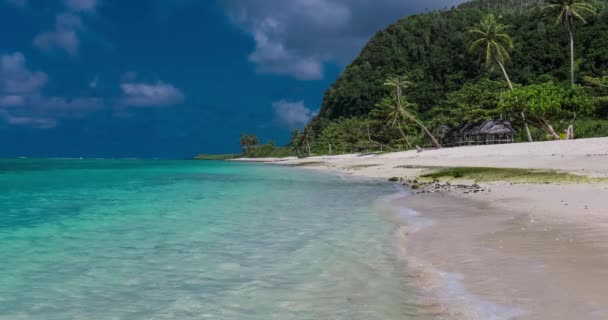 Pláž na ostrově Samoa — Stock video