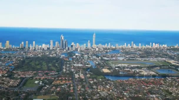 Paradiso dei surfisti sulla Gold Coast — Video Stock