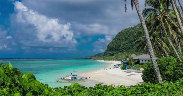 Strand auf Samoa-Insel — Stockvideo