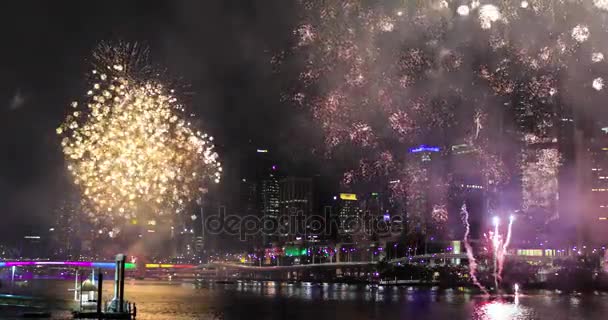 Πυροτεχνήματα το νέο έτους, Αυστραλία — Αρχείο Βίντεο