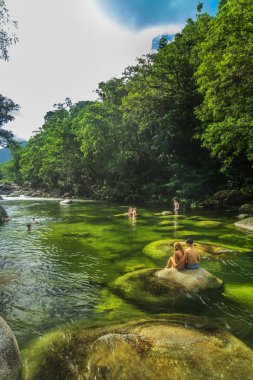 Mossman Gorge river clipart