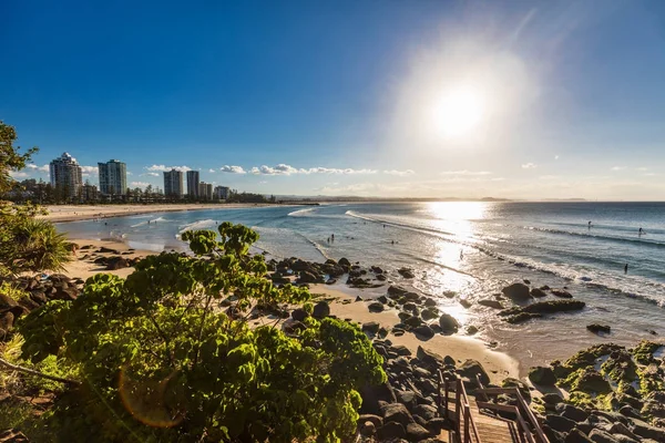 Greenmount spiaggia durante il tramonto — Foto Stock