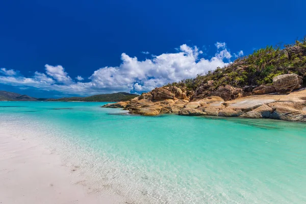 Whitehaven Beach sziklák — Stock Fotó