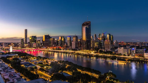 Quartiere centrale degli affari di Brisbane — Foto Stock