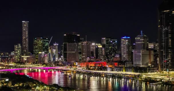 Brisbane centrale zakelijke district — Stockvideo