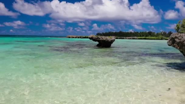 Eton Beach Efate Island Vanuatu Buurt Van Port Vila Beroemd — Stockvideo