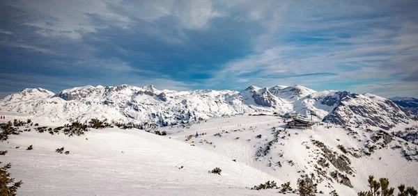 オーストリア シュタイリアのバート ミッテルドルフに近いタウプリッツ アルム冬 — ストック写真