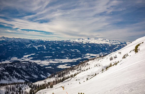 Tauplitz Alm Perto Bad Mitterndorf Styria Áustria Inverno — Fotografia de Stock