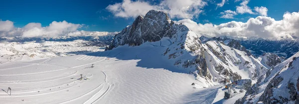 Panorama Nevado Inverno Dachstein Alps Áustria — Fotografia de Stock