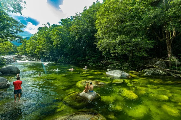 Mossman Gorge Australia Aprile 2017 Mossman Gorge Fiume Nel Daintree — Foto Stock