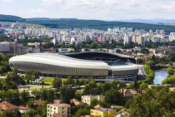 Picture stade de football à Cluj-Napoca Roumanie — Photo