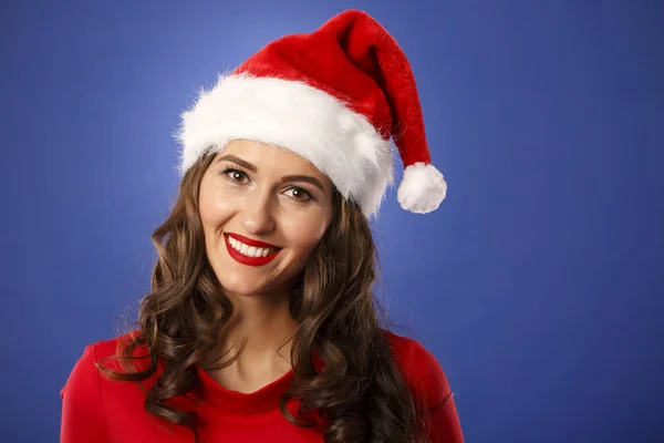 Portrait of a beautiful woman Christmas concept — Stock Photo, Image