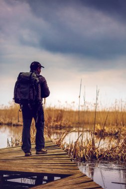 profesyonel bir fotoğrafçı yaban hayatı