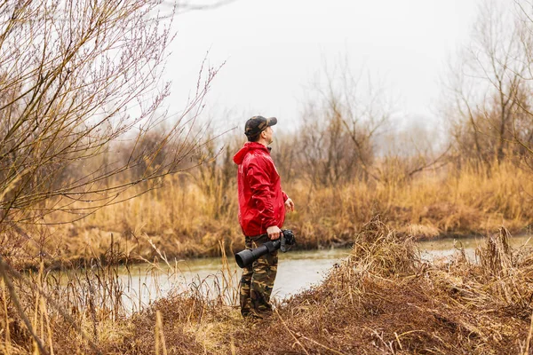 profesyonel bir fotoğrafçı yaban hayatı
