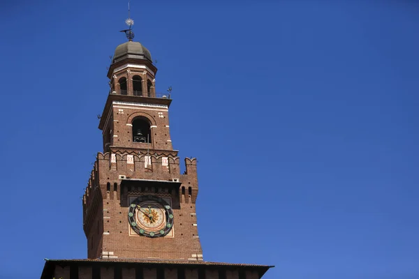 Castello Sforzesco (Sforza-kastély), Milánóban, Lombardia, Olaszország, 13 — Stock Fotó