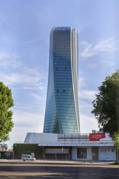 MILAN, ITALY, May,28, 2017 - Isozaki Tower in "City Life" comple — Stock Photo, Image