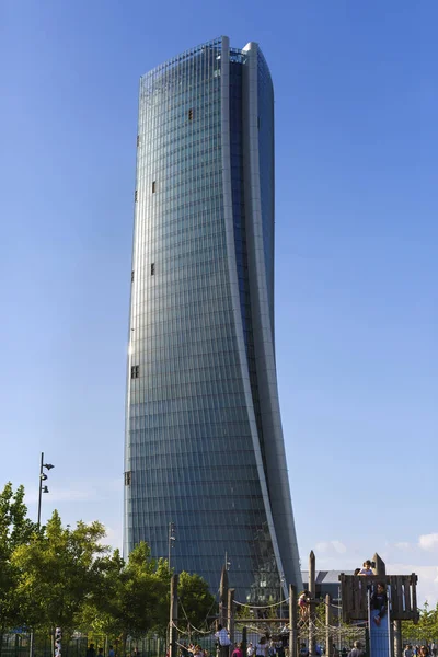 MILAN, ITALY, May,28, 2017 - Isozaki Tower in "City Life" comple — Stock Photo, Image
