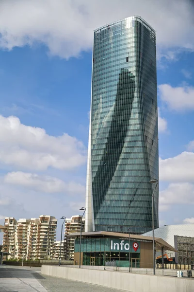 MILAN, ITALY, May,28, 2017 - Isozaki Tower in "City Life" comple — Stock Photo, Image