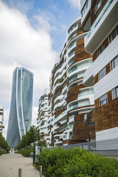 MILAN, ITALY, May,28, 2017 - Isozaki Tower in "City Life" comple — Stock Photo, Image