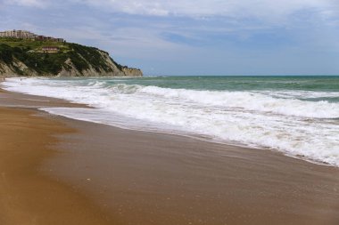 Güzel bir kumsal, seyahat kavramı