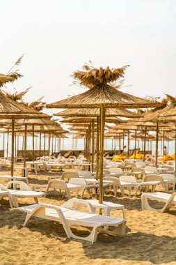 Güzel bir kumsal, seyahat kavramı