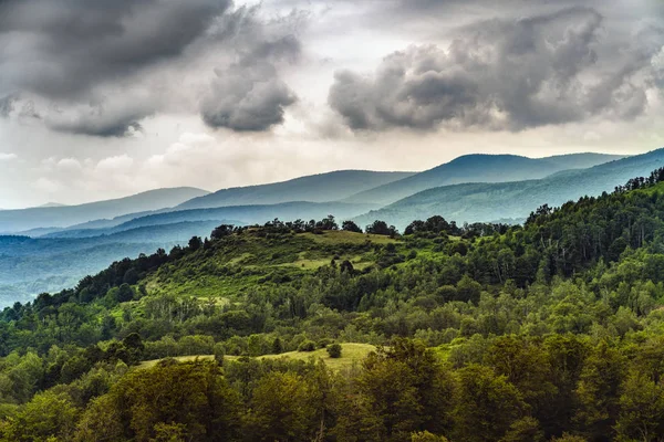 Yaz gününde güzel dağ manzarası — Stok fotoğraf