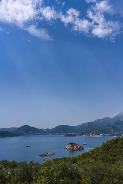 Beau paysage sur la côte du Monténégro — Photo