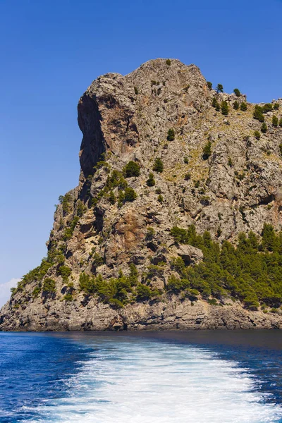 Bellissimo scenario con litorale a Palma di Maiorca — Foto Stock