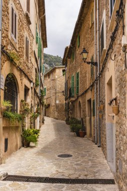 images from the city of Valldemossa in Palma de Mallorca. Spain  clipart
