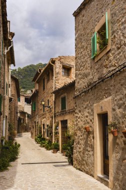 Palma de Mallorca Valldemossa şehir görüntüleri. İspanya 