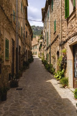 Palma de Mallorca Valldemossa şehir görüntüleri. İspanya 