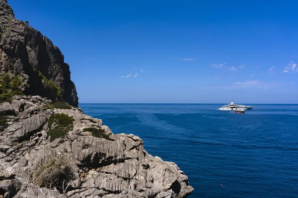 Mallorca Mediterra üzerinde avuç güzel kıyı peyzaj
