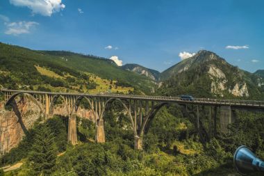 Tara köprü Karadağ, Zabljak, Durmitor Milli Parkı'nda