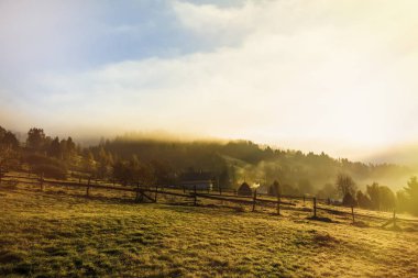 Romanya Apuseni dağların güzel dağ manzarası