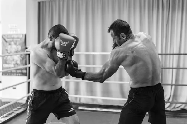 Prezentacja kickboxing w Pitesti Rumunii przez Sensei Marius C — Zdjęcie stockowe