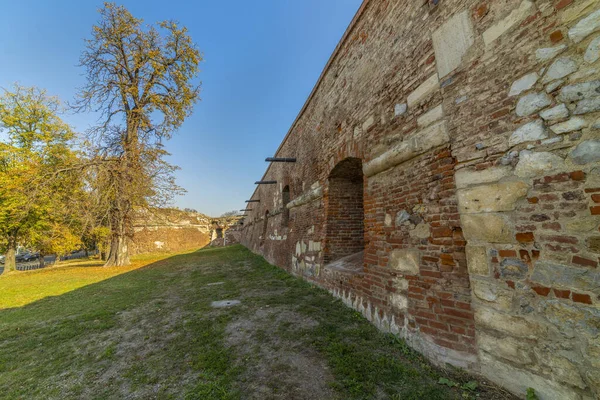 26-Octomber 2019 inside the Citadel of Oradea, build in 1241 — Stock Photo, Image