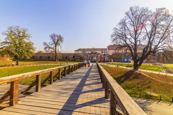 26-oktober 2019 in de Citadel van Oradea, bouwjaar 1241 — Stockfoto