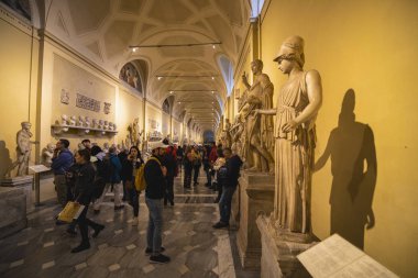 19 Kasım 2019. Roma İtalya 'dan görüntüler - Vatikan' ın içinde