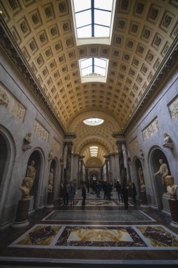 19 Kasım 2019. Roma İtalya 'dan görüntüler - Vatikan' ın içinde