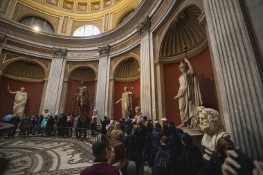 19 Kasım 2019. Roma İtalya 'dan görüntüler - Vatikan' ın içinde