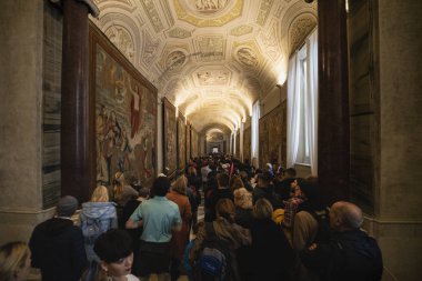 19 Kasım 2019. Roma İtalya 'dan görüntüler - Vatikan' ın içinde