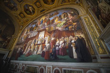 19 Kasım 2019. Roma İtalya 'dan görüntüler - Vatikan' ın içinde