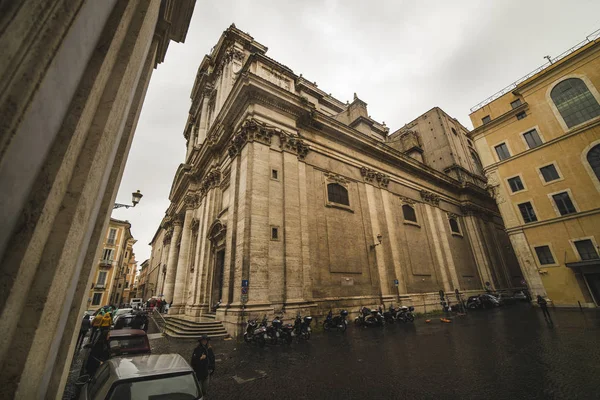 Novembre 15, 2019 Immagini per le strade di Roma in un giorno di pioggia — Foto Stock