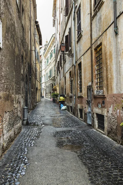 15 november 2019 Foto 's op de straten van Rome op een regenachtige dag — Stockfoto